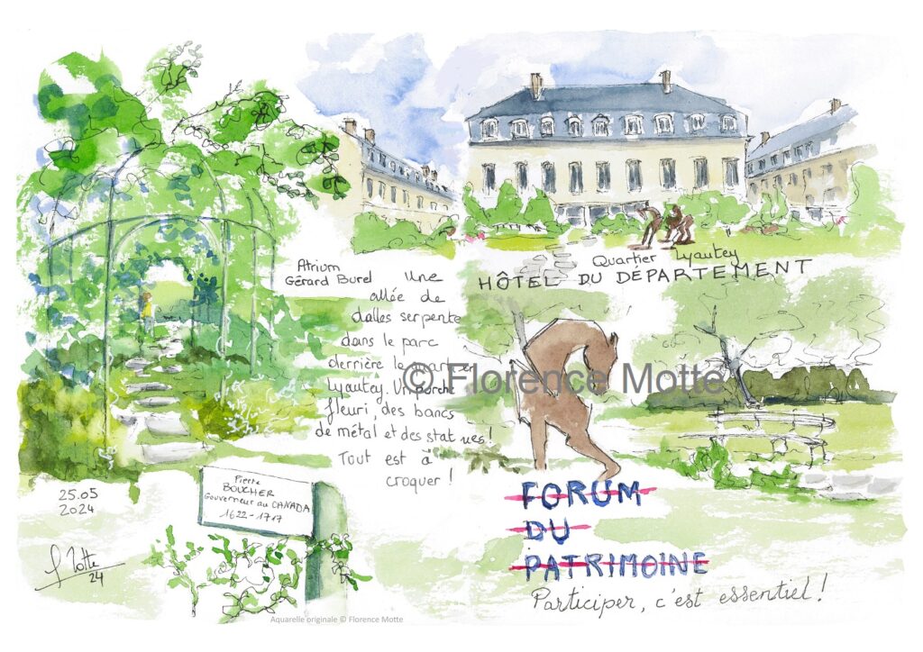 L'hôtel du département de l'Orne croquis Orne
