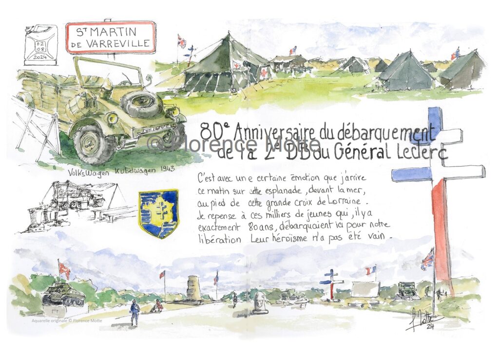 St Martin de Varreville croquis Orne