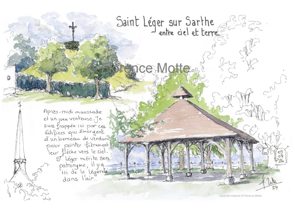 St Léger sur Sarthe croquis Orne