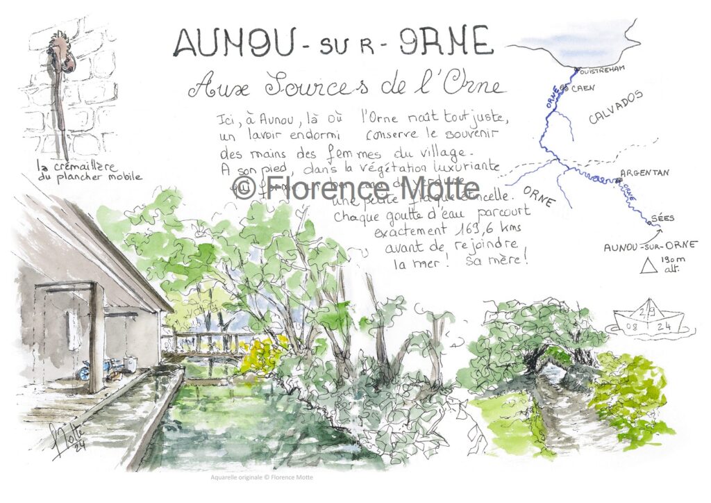 Aunou sur Orne croquis Orne