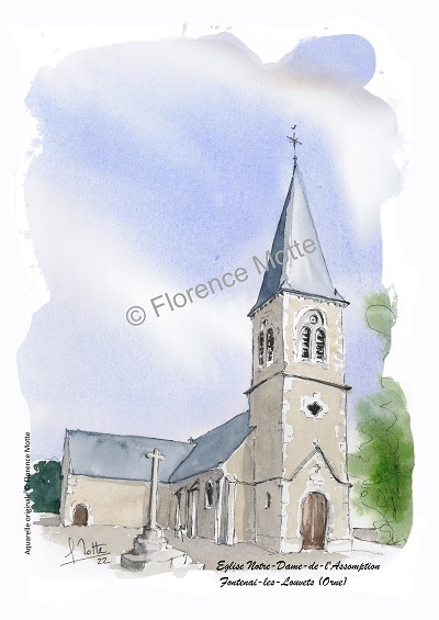 Fontenai les Louvets titre et filigrane réduit